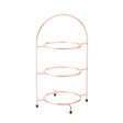 Copper 3 Tier Plate Stand 16.5" (42cm)