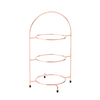 Copper 3 Tier Plate Stand 16.5" (42cm)