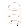 Copper 3 Tier Plate Stand 17" (43cm)