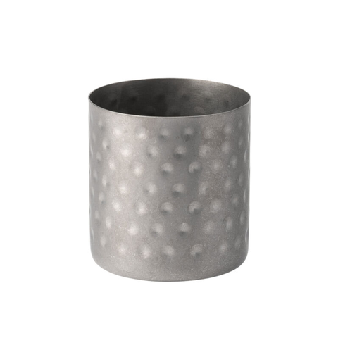 Vintage Steel Hammered Chip Cup 3.5" (8.5cm)