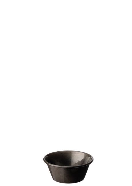 Black Vintage Steel Ramekin 1.5oz (4cl) - Pack 24