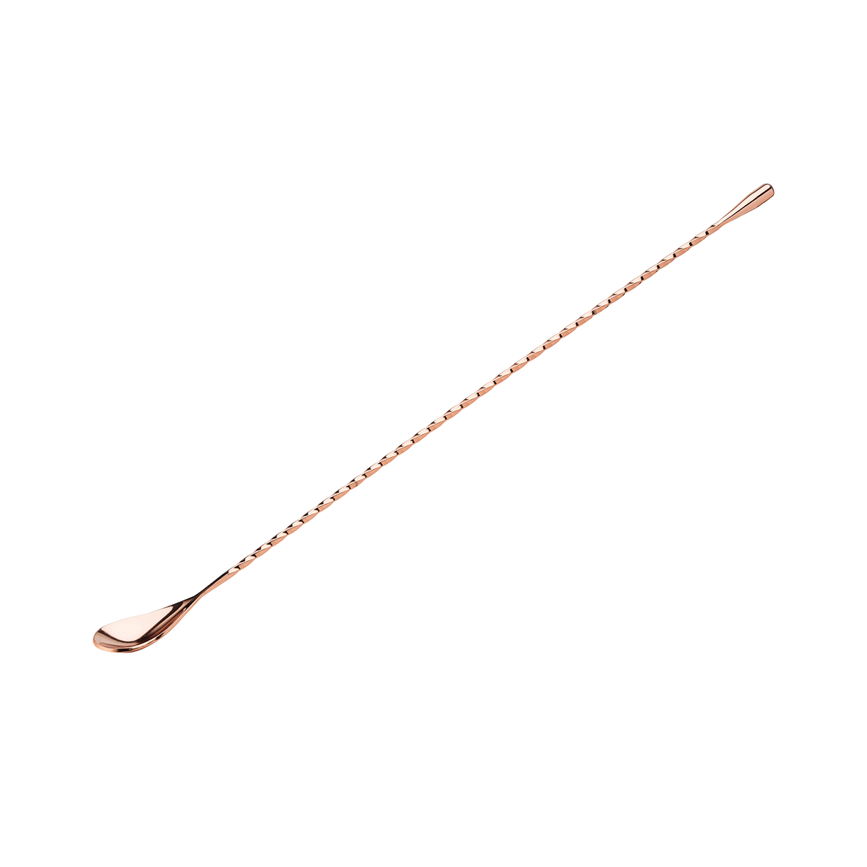 Teardrop Copper Cocktail Mixing Spoon 15.75"
