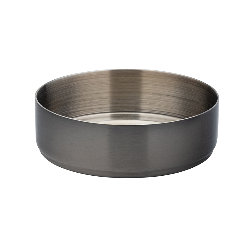 Brushed Black Dip Pot 3" (7.5cm) 4oz (10cl)