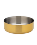 Brushed Gold Dip Pot 3" (7.5cm) 4oz (10cl)
