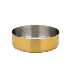Brushed Gold Dip Pot 3" (7.5cm) 4oz (10cl)
