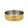 Brushed Gold Dip Pot 3" (7.5cm) 4oz (10cl)