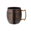 Aged Copper Hammered Round Mug 19oz (54cl)