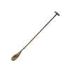 Vintage Copper Cocktail Mixing Spoon 11"