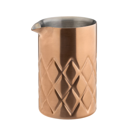 Brushed Copper Steel Double Walled Mixing Jar 58cl