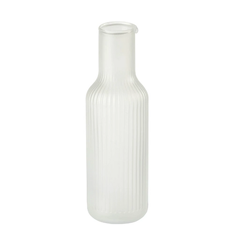 White Frosted Decanter 800ml / 28 oz - Pack 6