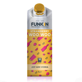 Funkin Strawberry Woo Woo Cocktail Mixer 1 Litre