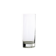Clear glass on a white background