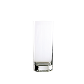 Clear glass on a white background