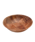 Woven Wood Bowls 8" Dia