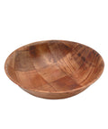 Woven Wood Bowls 10" Dia