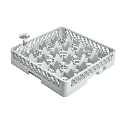 Genware 16 Comp Glass Rack With 2 Extenders