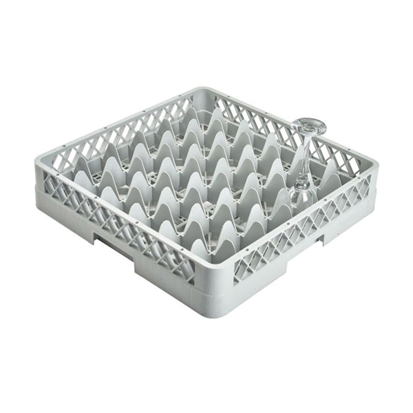Genware 36 Compartment Glass Rack