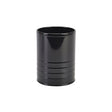 Galvanised Steel Can 11cm Dia x 14.5cm Black