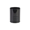 Galvanised Steel Can 11cm Dia x 14.5cm Black