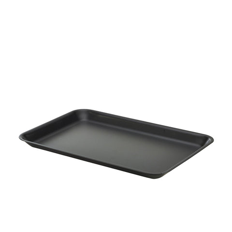 Galvanised Steel Tray 31.5x21.5x2cm Matt Black