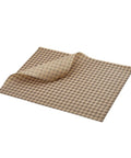 GenWare Greaseproof Paper Brown Gingham Print 25 x 20cm- Pack 1