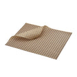 GenWare Greaseproof Paper Brown Gingham Print 25 x 20cm- Pack 1