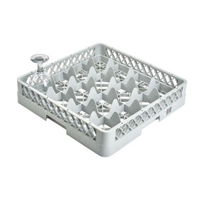 Genware 16 Comp Glass Rack With 1 Extender