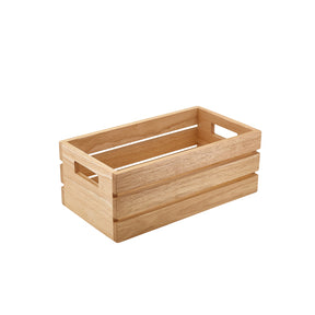 Genware FSC 100% Hevea Wood Box/ Riser GN 1/3 - Pack 1