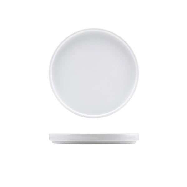 Genware Porcelain Low Presentation Plate 20cm/ 8"
