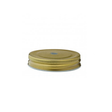 Gold lid 2.75" (7cm) - with straw hole