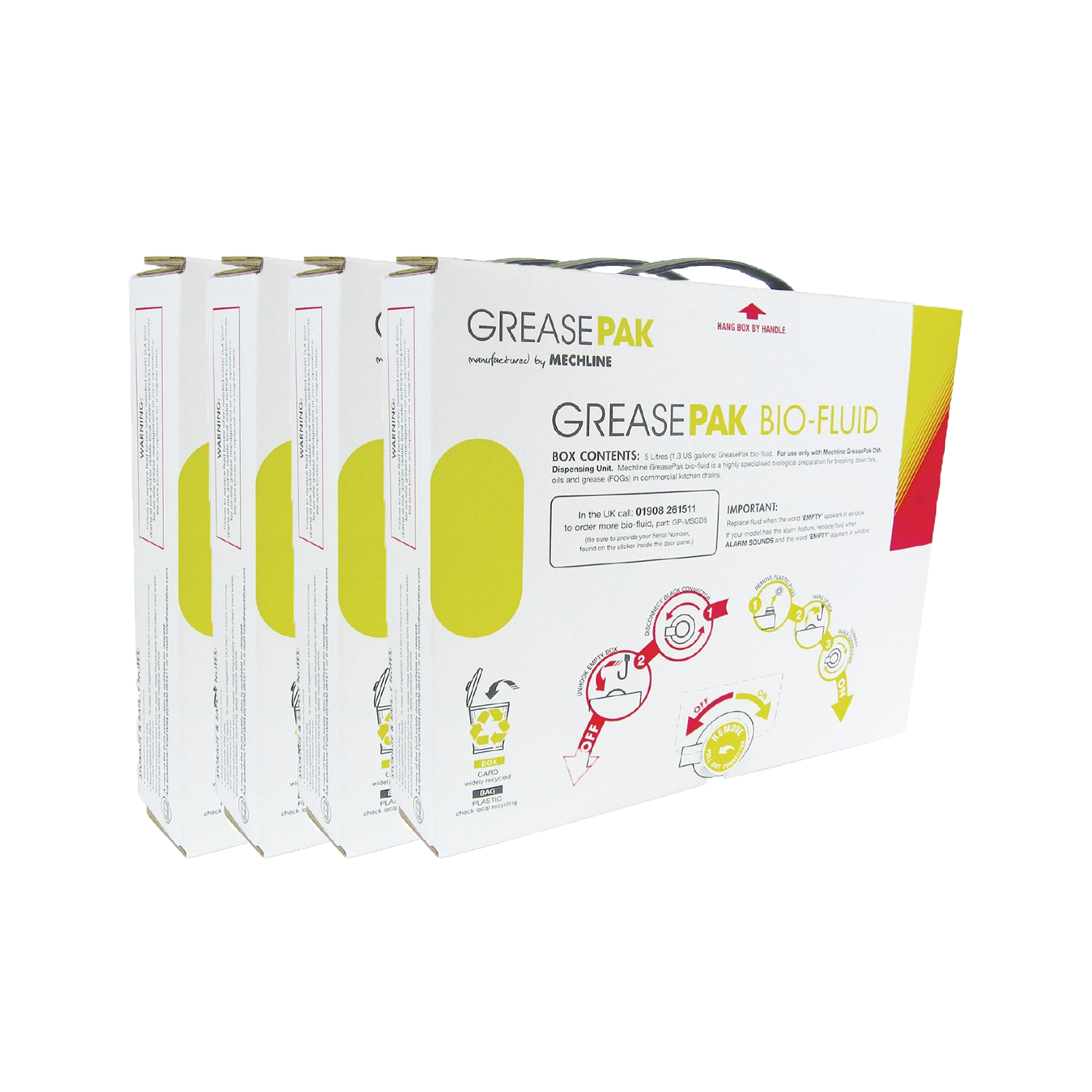 GreasePak MSGD5 Dosing Fluid x 12 - 1 Years Supply