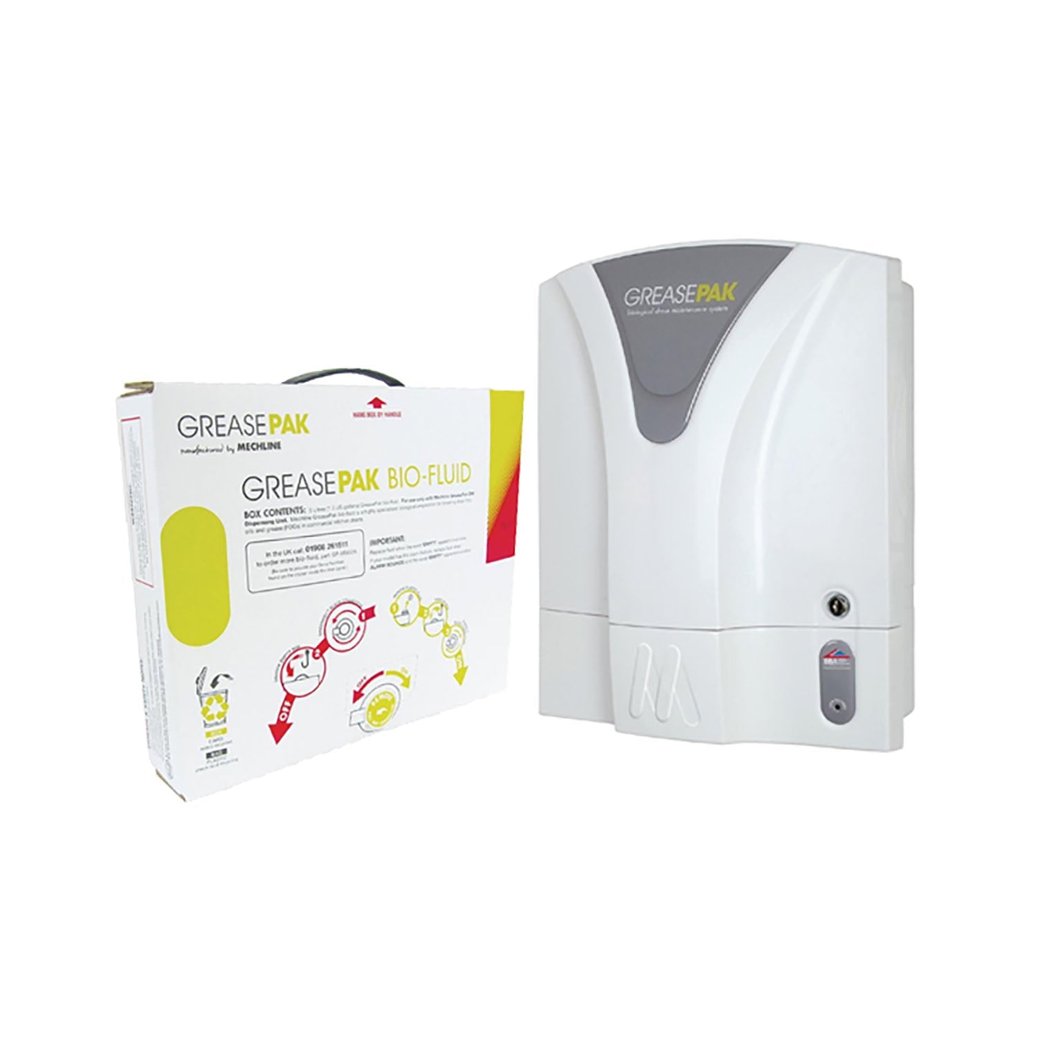 GreasePak MSGD5 Dosing Fluid x 3 & GreasePak Dosing Module Battery Ope ...