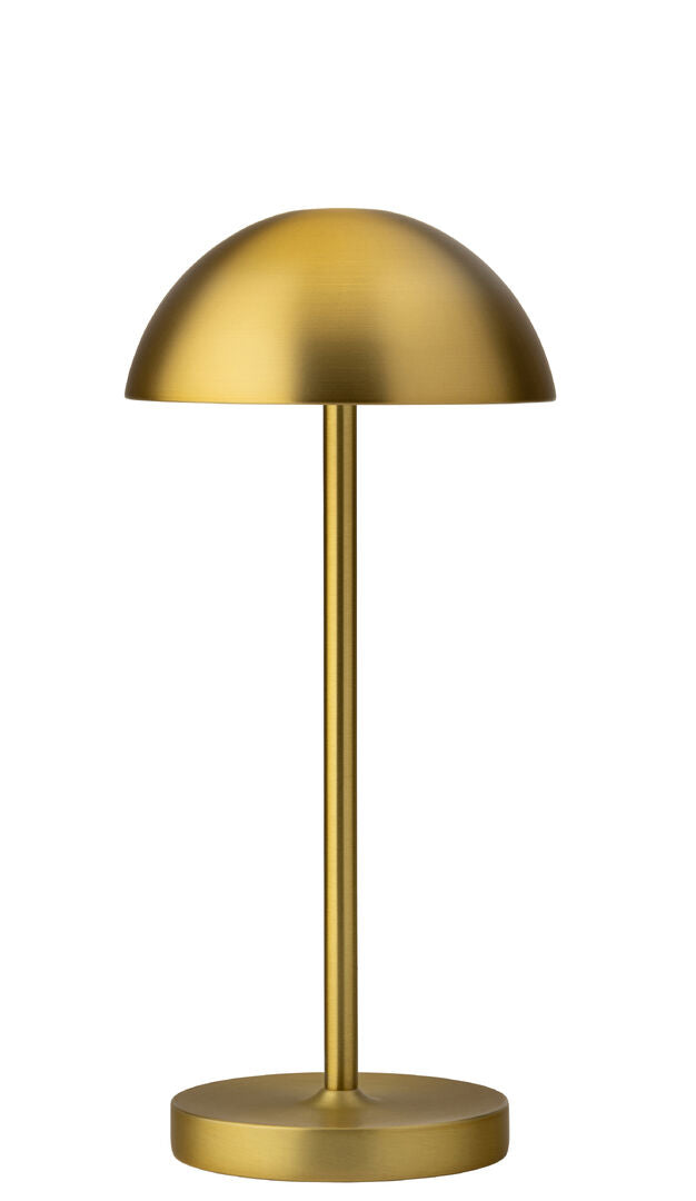 Tonga LED Cordless Lamp 26cm - Brushed Gold - Pack 6