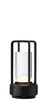 Cuba LED Cordless Lamp 17.5cm - Black - Pack 6