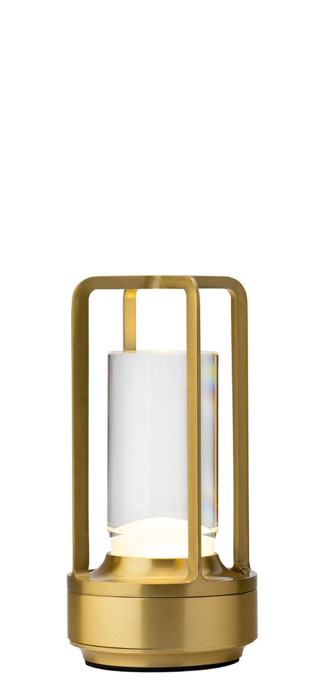 Cuba LED Cordless Lamp 17.5cm - Brushed Gold - Pack 6