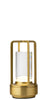Cuba LED Cordless Lamp 17.5cm - Brushed Gold - Pack 6