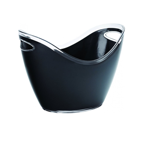 Small Champagne Bucket Black 10.5" (27cm)