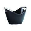 Large Champagne Bucket Black 13.75" (35cm)