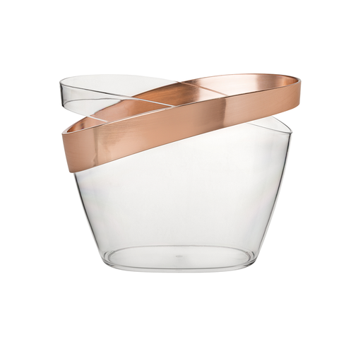 Copper Banded Champagne Bucket 12"