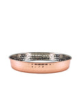 GenWare Hammered Copper Plated Presentation Plate 20cm