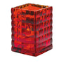 Optic Block Ruby Glass Lamp 6.7 x 9.5cm (2 3/5 x 3 3/4") - Pack 6