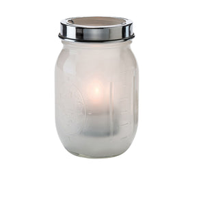 Firefly Satin Linen Glass Lamp With Cradle And Handle - Pack 12