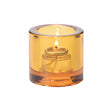 Thick Round Amber Tealight 7 x 7.3cm (2 3/4 x 2 4/5") - Pack 6