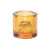 Thick Round Amber Tealight 7 x 7.3cm (2 3/4 x 2 4/5") - Pack 6