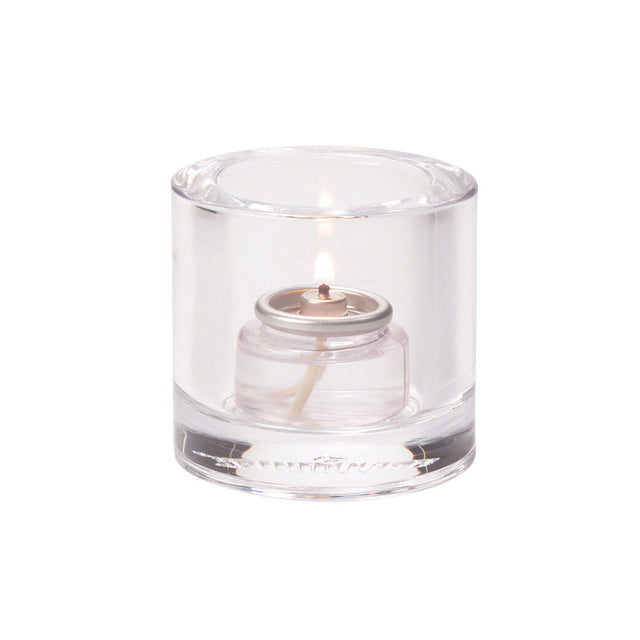 Thick Round Clear Tealight 7 x 7.3cm (2 3/4 x 2 4/5") - Pack 6