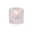 Thick Round Satin Crystal Tealight 7 x 7.3cm (2 3/4 x 2 4/5") - Pack 6