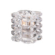 Faceted Cube Clear Glass Votive 7.6 x 8.3cm (3 x 3 1/4") - Pack 6