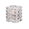 Faceted Cube Clear Glass Votive 7.6 x 8.3cm (3 x 3 1/4") - Pack 6