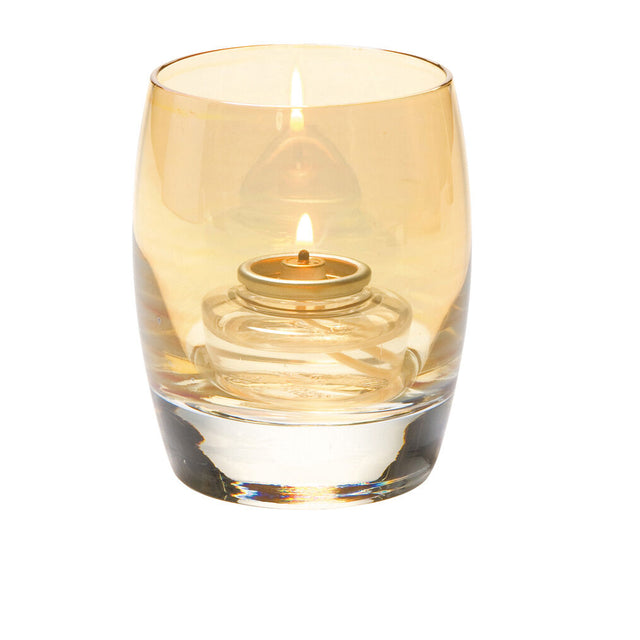 Contour Gold Lustre Glass Votive 7.6 x 9.5cm (3 x 3 3/4") - Pack 12