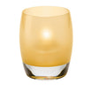Contour Satin Gold Glass Votive 7.6 x 9.5cm (3 x 3 3/4") - Pack 12